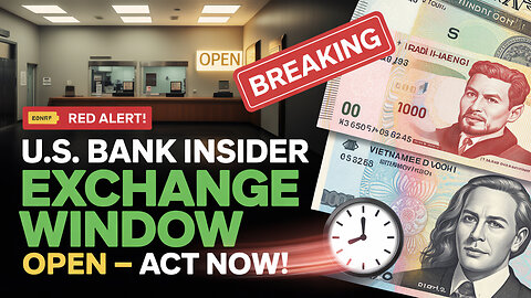 Iraqi Dinar 💥 ALERT! 🚨 U.S. Bank Insider CONFIRMS Dinar & Dong Exchange Window OPENING – ACT NOW!
