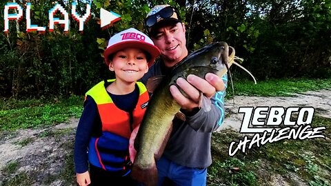 Kid Catches the BIGGEST Bullhead EVER on a Zebco!