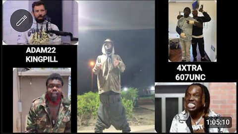 ADAM22 BACCSTABB 4XTRA AFTA BLOWIN HIS HAND UP 607UNC IS LAUGHIN HARD KINGPILL BEEF NOW DIS WILD💪🏾🔵