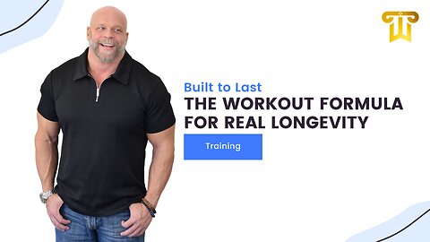 Dr Chalmers Path to Pro - The Best Workout for Longevity