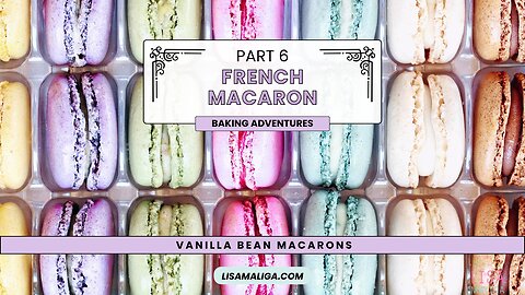 French Macaron Baking Adventures, Part 6: Vanilla Bean Macarons
