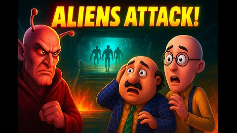 Firel Lake Ke Aliens Ne Kra Motu Patlu Per Attack | Motu Patlu | Kiddie Land