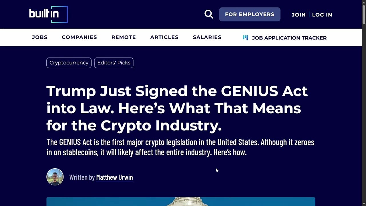 A GENIUS Act - A SMART Prison Planet