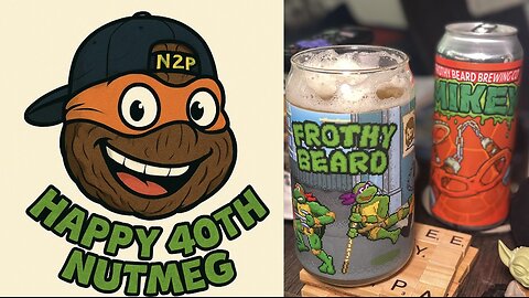 Frothy Beard Brewing Mikey #TMNT #Happy40thNUTMEG