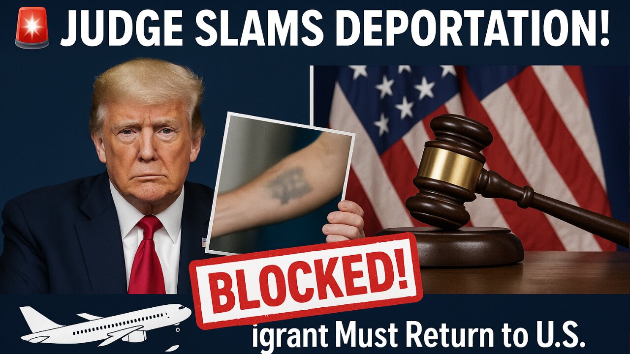 Trump-Appointed Judge Blocks Deportation | Migrant Ordered Back to U.S.
