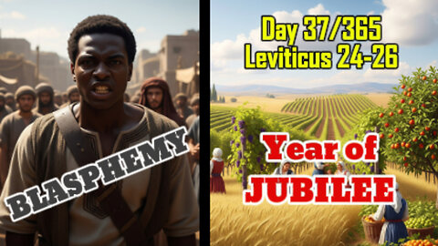 Day 37/365 - BLASPHEMY | Year of JUBILEE | DISOBEDIENCE #biblerecapdaily #bible #leviticus