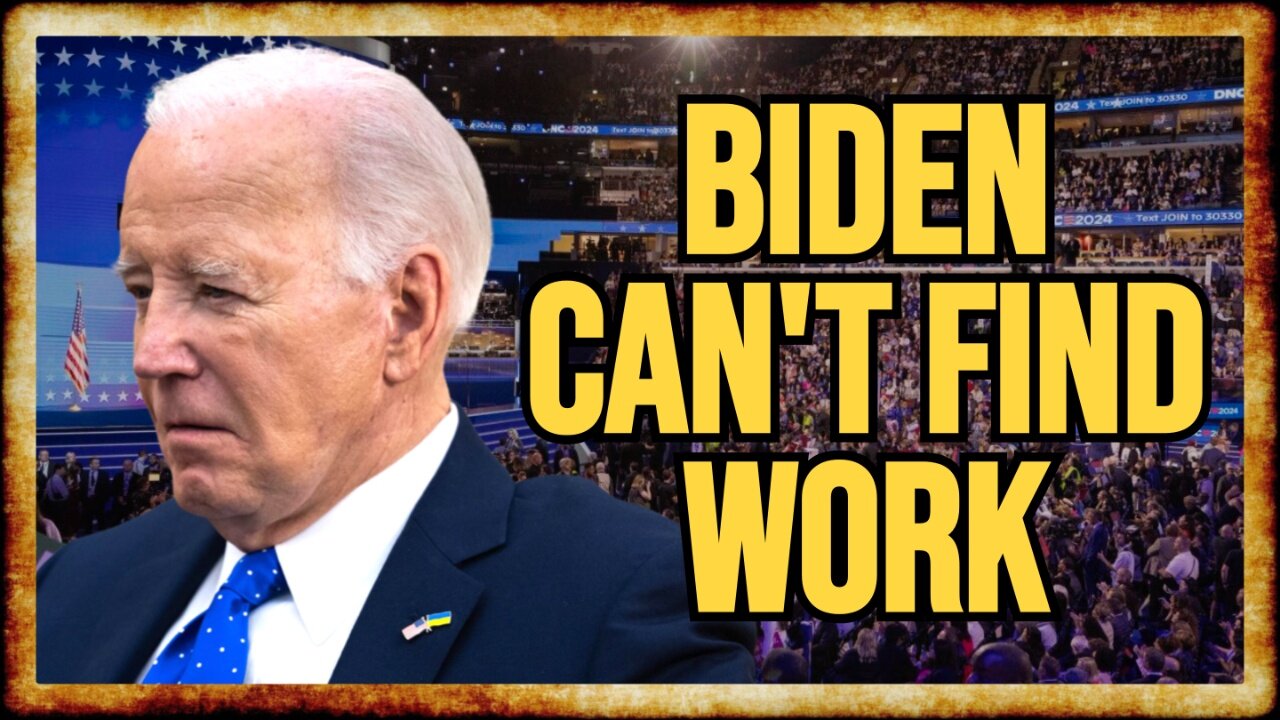 Biden CAN'T LAND SPEAKING FEES Or Fund His Library