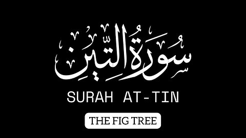 Surah At-Tin | Quran Before Sleep