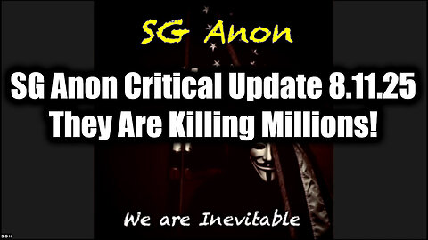 Critical Update 8.11.25 - They Are Killing Millions! The Trap is Set!