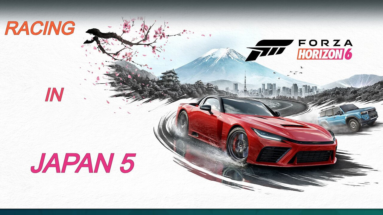 Racing In Japan 5 (Forza Horizon 6 live)