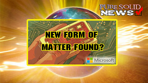 Not exactly "Anti Matter" but an entire NEW FORM of Matter found?