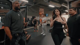 Larry Wheels’ Wife Can’t Take Her Eyes Off Rampage Jackson