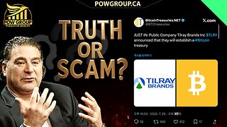 Tilray Brands Establishing a Bitcoin Treasury... True or Scam?