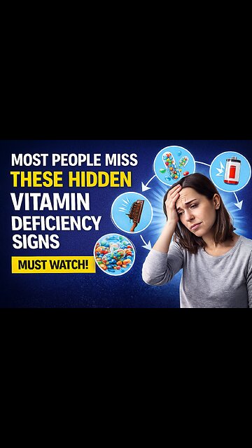 Most People Miss THESE Hidden Vitamin Deficiency Signs – Must Watch