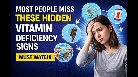 Most People Miss THESE Hidden Vitamin Deficiency Signs – Must Watch