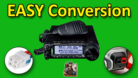 Convert Yaesu FT-891 power to Anderson Powerpoles!