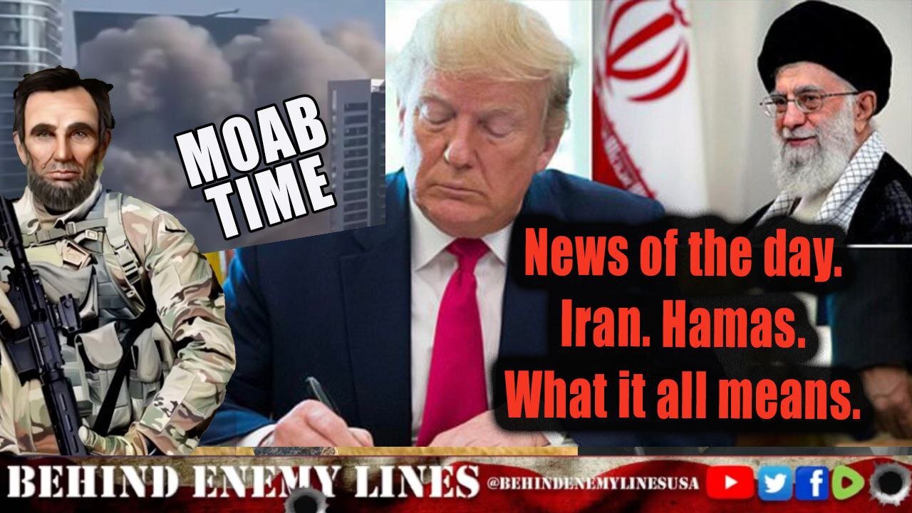 News of The Day. Iran, Hamas and What it all Means