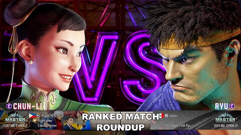 Kuya Kalbo SF6 Ranked Match Roundup. Chun Li Master Rank [Hori Fight Stick]