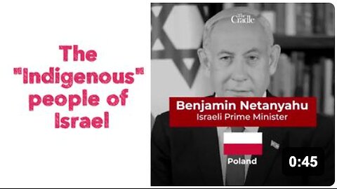 The "Indigenous" people of Israel.