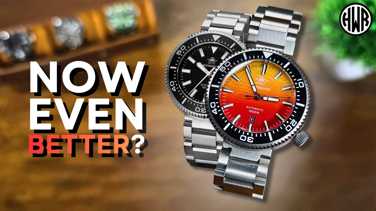 Old vs New 1000m Diver - Stunning Addiesdive AD2526 Comparison Review