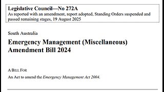 🚨 Farmer Briefing: Emergency Management (Miscellaneous) Amendment Bill 2024 (SA)