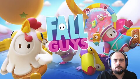 Father Plays Fall Guys With Kids