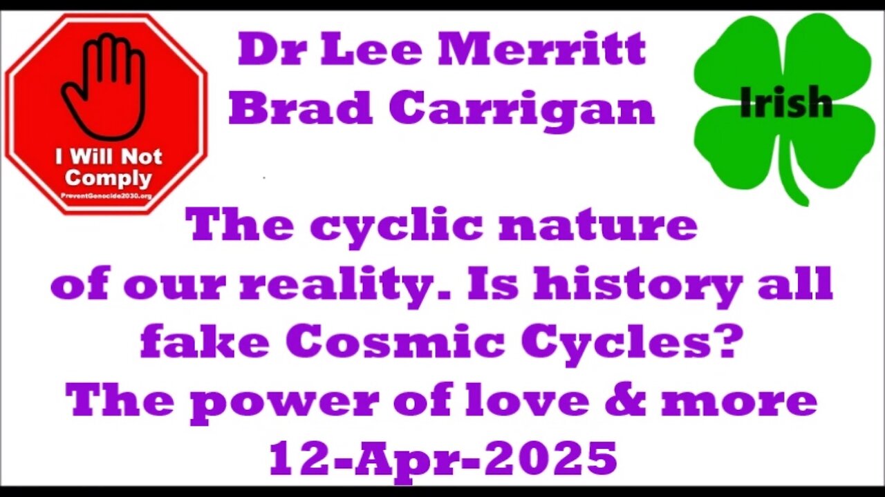 cyclic nature of our reality. Is history all fake Cosmic cycles 12-Apr-2025.