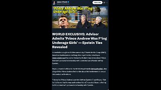 WORLD EXCLUSIVE 'Prince Andrew Was Fing Underage Girls' Tape of Royal Family Advisor Exposes Prince