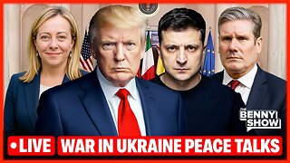 🚨Trump LIVE Right Now With European Leaders at White House after Zelenskyy Meeting | Ending War?!