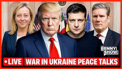 🚨Trump LIVE Right Now With European Leaders at White House after Zelenskyy Meeting | Ending War?!