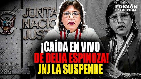 #EnVivo Delia Espinoza en su hora final: La JNJ decide su suspensión