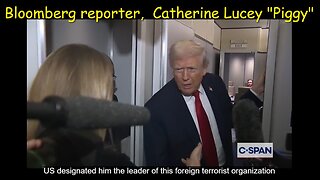 Trump Briefs Reporters OR When Piggy Flies