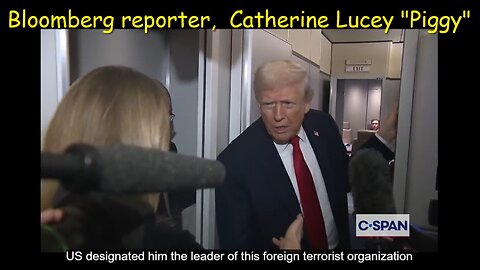 Trump Briefs Reporters OR When Piggy Flies