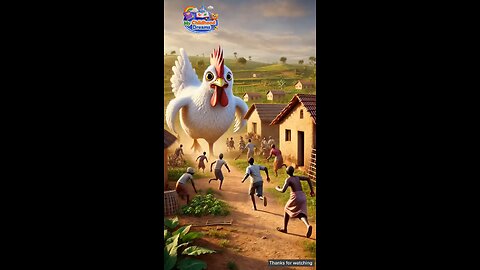 Brave Farmer vs. Giant Hen 🐔🏇 | 29-Second Golden Egg Surprise