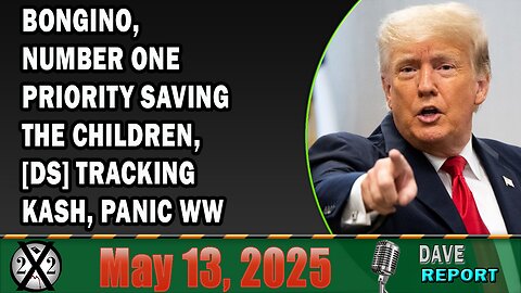 X22 Report - Bongino, Number One Priority Saving The Children, [Ds] Tracking Kash, Panic WW