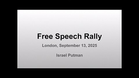 Free Speech Rally, London, September 13, 2025