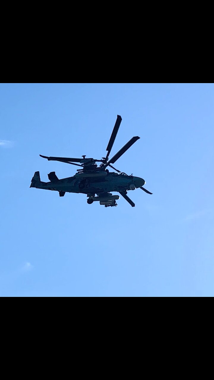 Helicópteros rusos en acción durante ejercicios Západ-2025