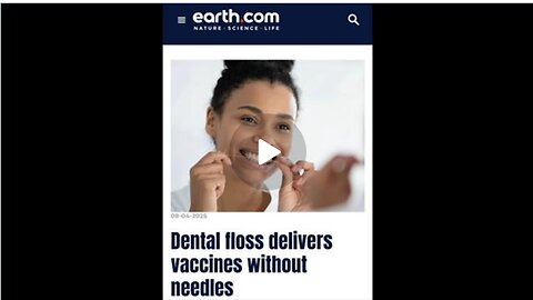 KILLER DENTAL FLOSS | NOW COMING WITH MRNA VACINE DELIVARY