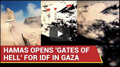 Hamas' Sinwar Revenge? Al-Qassam Trap IDF In 'Gates Of Hell' Ambush | Watch Chilling Footage