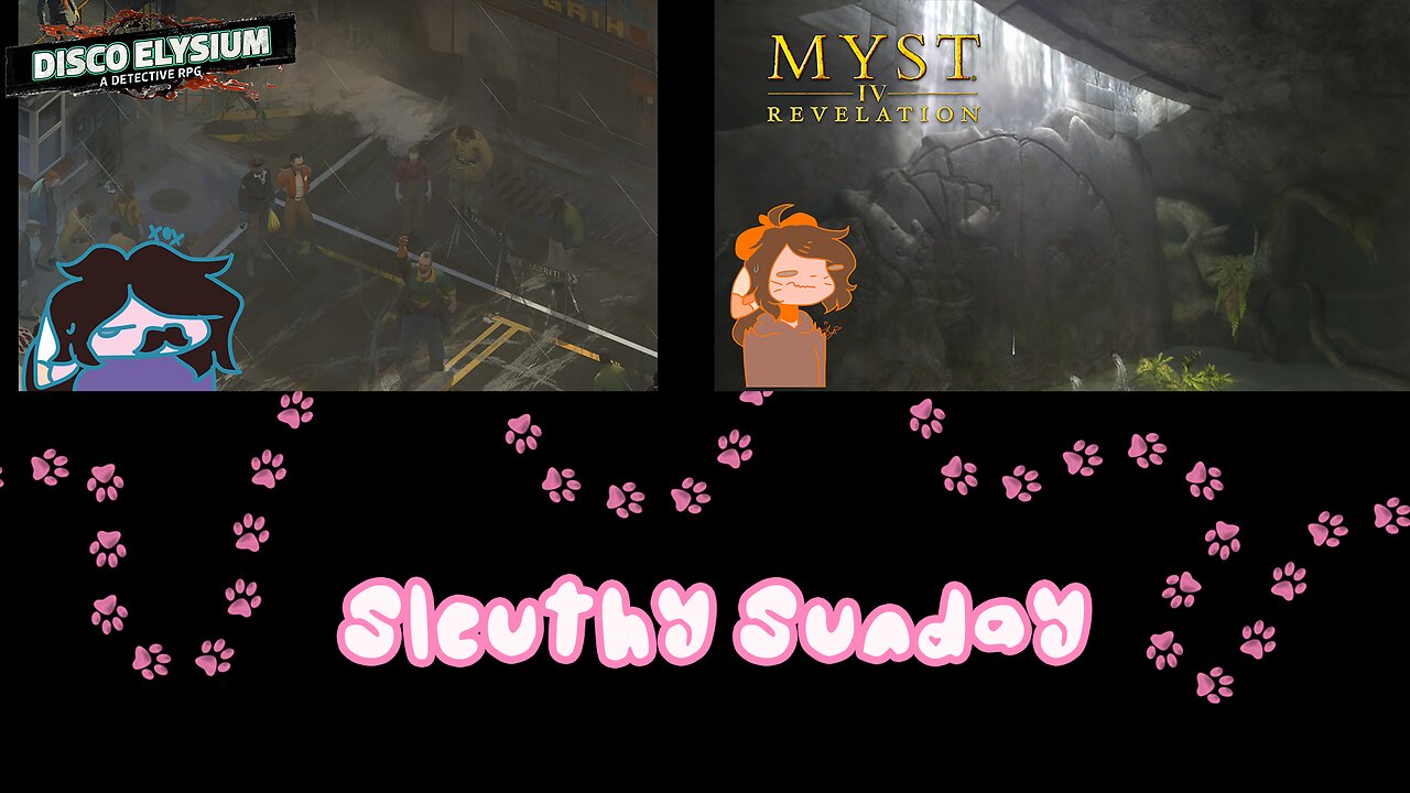 Livestream of Disco Elysium and Myst IV 6/8/2025