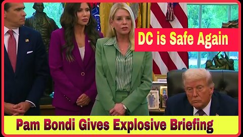 Trump Signs Historic Oval Office Memorandum as Pam Bondi Gives Explosive Briefing #trump