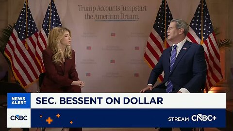 Treasury Secretary Scott Bessent: 'Absolutely not' intervening in the currency market