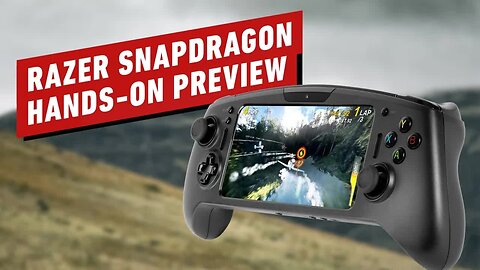 Hands On With Razer's Snapdragon Handheld Gaming Device