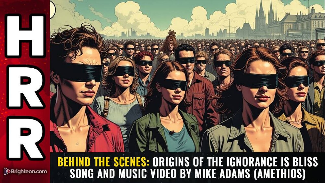 Behind the scenes Origins of the Ignorance is Bliss song and music video by Mike Adams