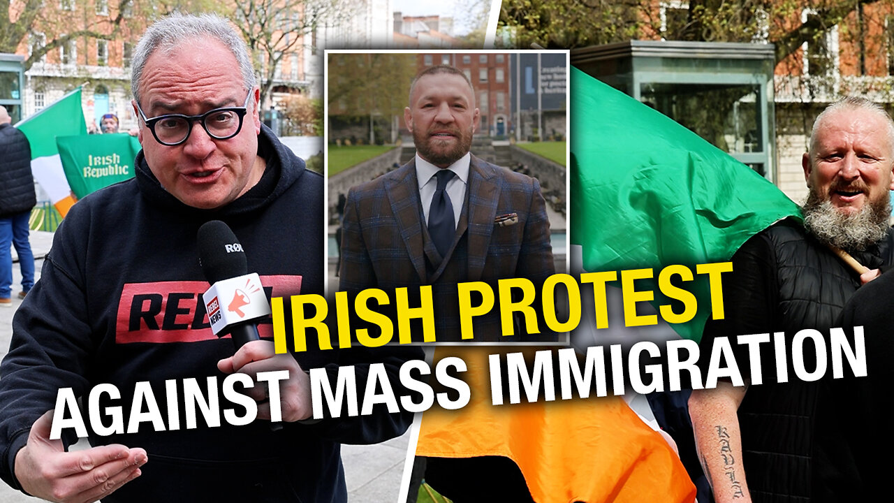 Massive Ireland Immigration Protest TODAY: Ezra Levant Reports LIVE from the Scene!