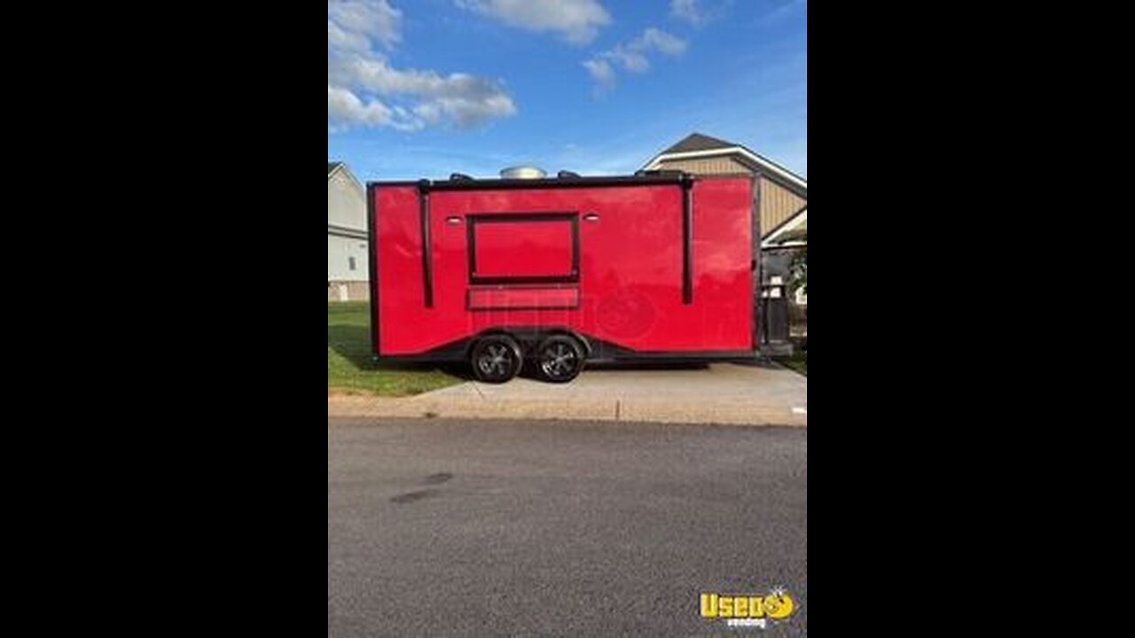 2020 8.5' x 18' Kitchen Food Trailer with Fire Suppression System for Sale in Tennessee!