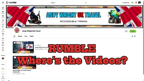 Why there's no videos on this new channel!
