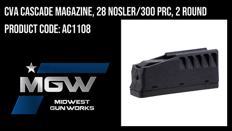 CVA Cascade Magazine, 28 Nosler/300 PRC, 2 Round - AC1108