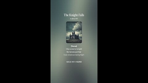 the night falls song