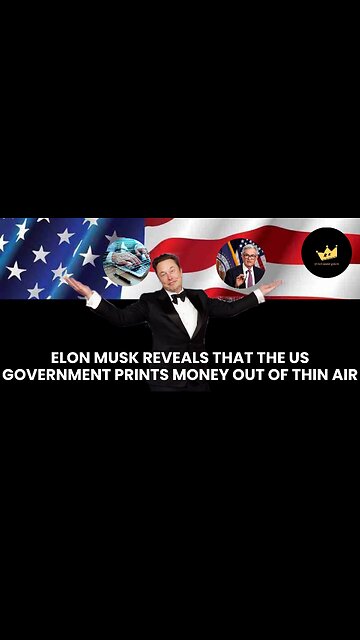 Us government prints money out of thin air